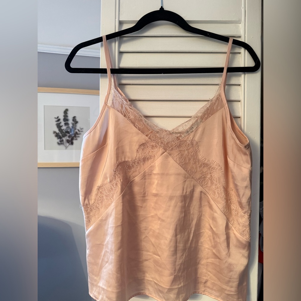 Forever 21 Satin Lace Chemise - Light Pink